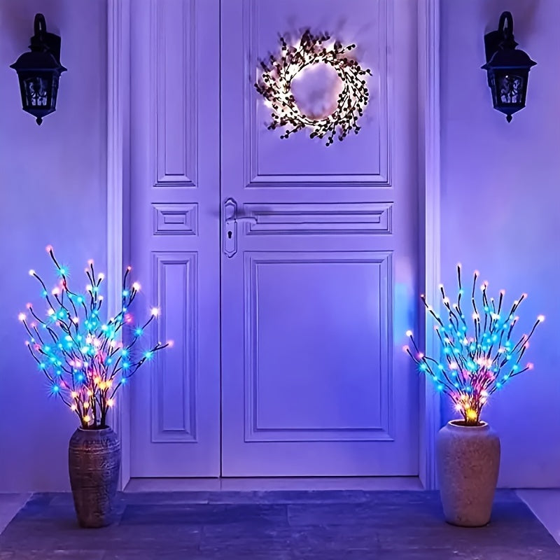 20LED Tree Branch Lamp Indoor Decorative Fairy Lights for Festive, Wedding, Ramadan Eid, Valentine's Day
