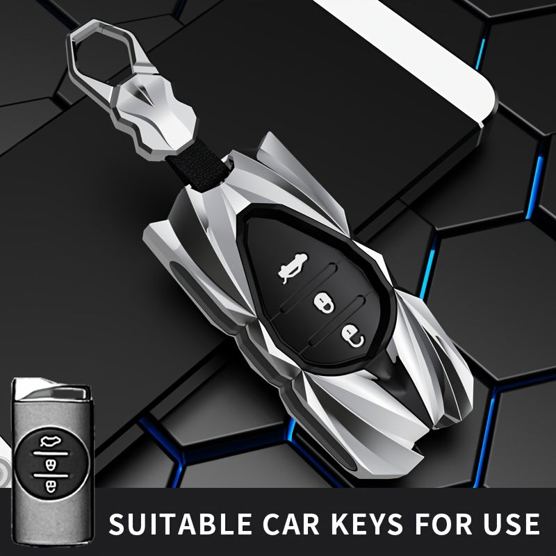 Car Key Case Cover Zinc Alloy Durable Stylish Key Fob Protector