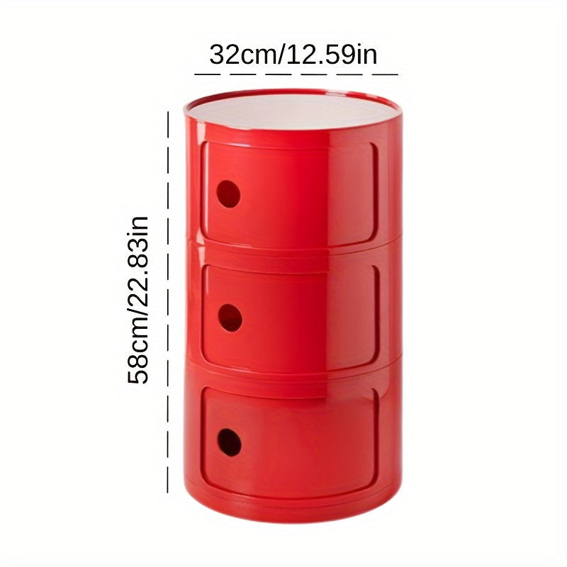 Bedside Table with Drawers 2/3/4 Drawer Options for Bedroom Living Room Office Storage