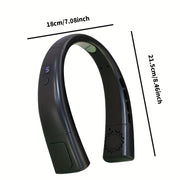 Ventilador digital de cuello de 5 modos portátil con placa de enfriamiento para actividades al aire libre camping viajes pesca recargable por USB