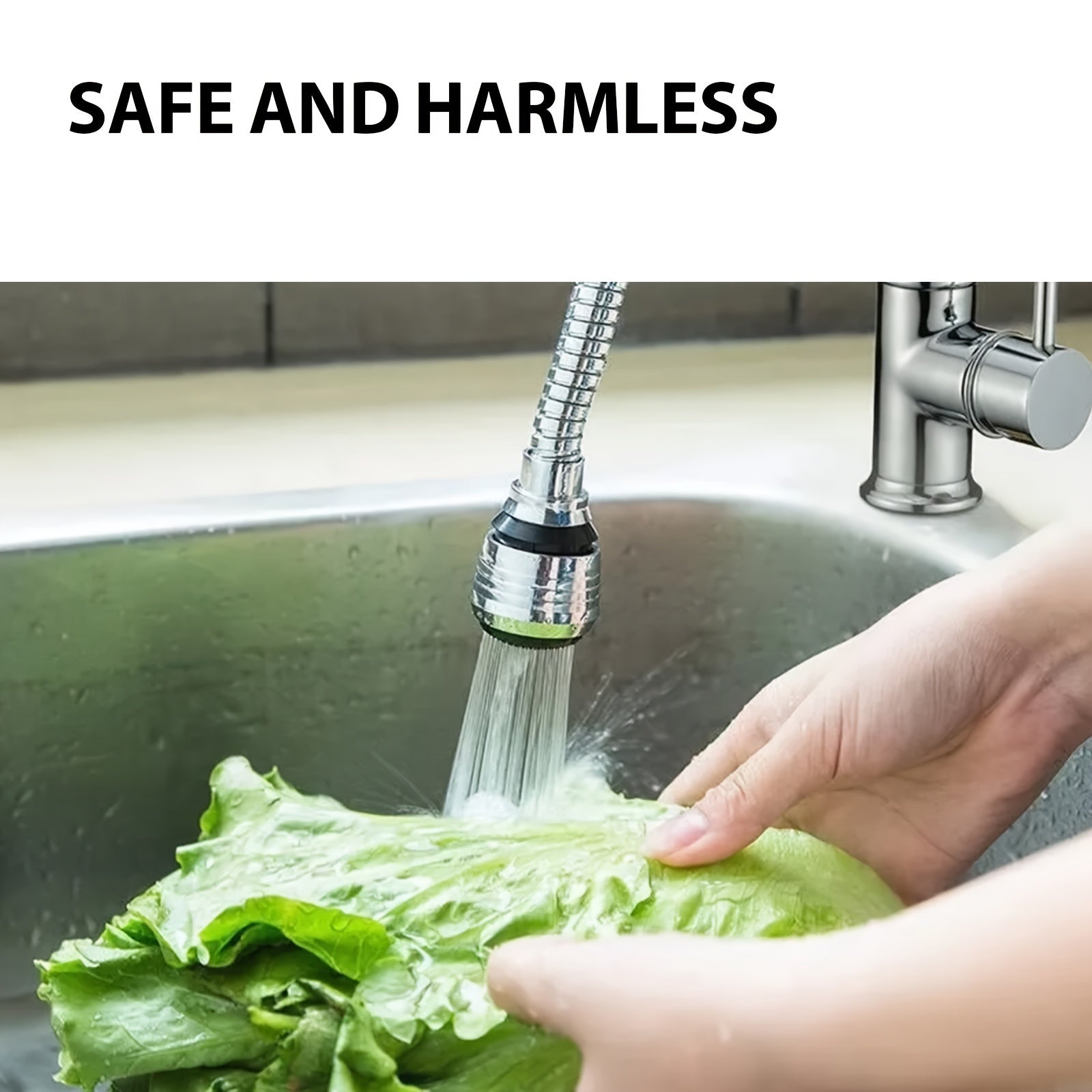 Universal Pressurized Stainless Steel Shower Head for Bathroom, RV, Kitchen