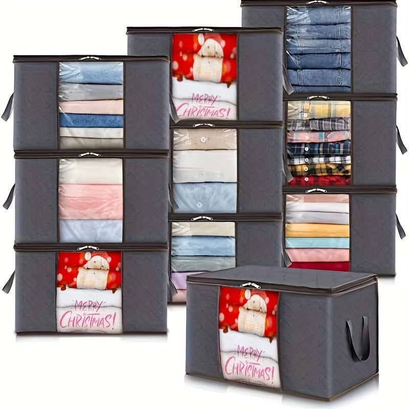 Tashqi foydalanish uchun 3 ta katta kulrang saqlash sumkasi to'plami.