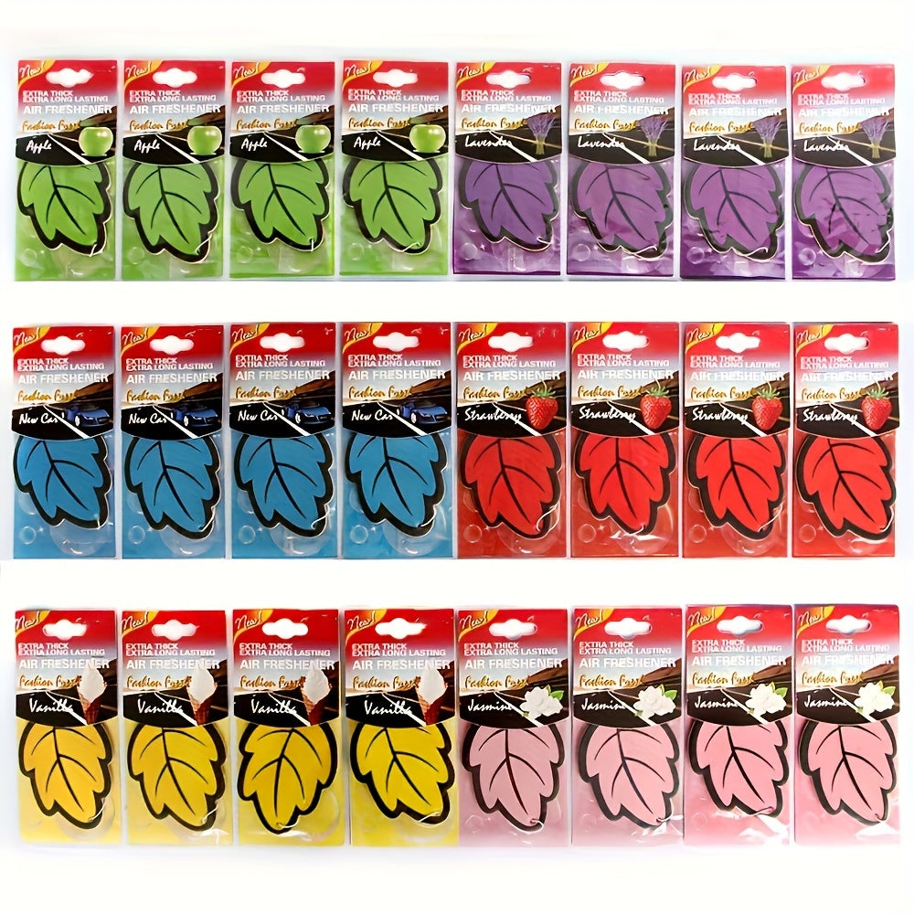 Juego de ambientadores para coche 2/6/12/24 piezas accesorios de interior con fragancia