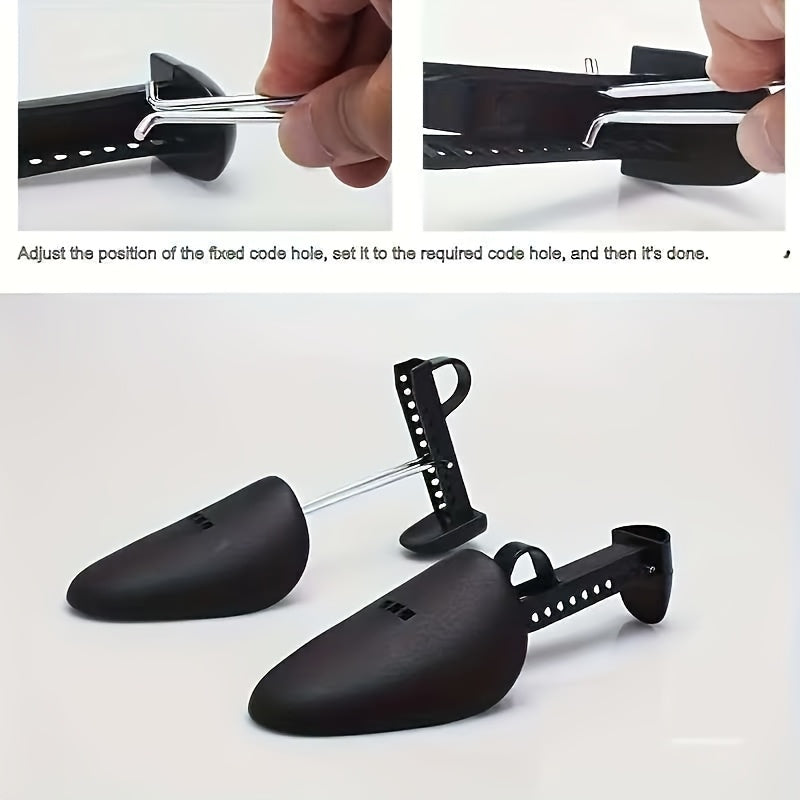 Men's Shoe Supports Adjustable Plastic Shoe Last Expanders for Dress & Casual Shoes