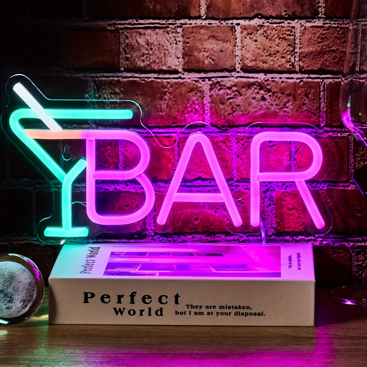 USB-Powered LED Neon Light Bar for Room Decor and Wall Art