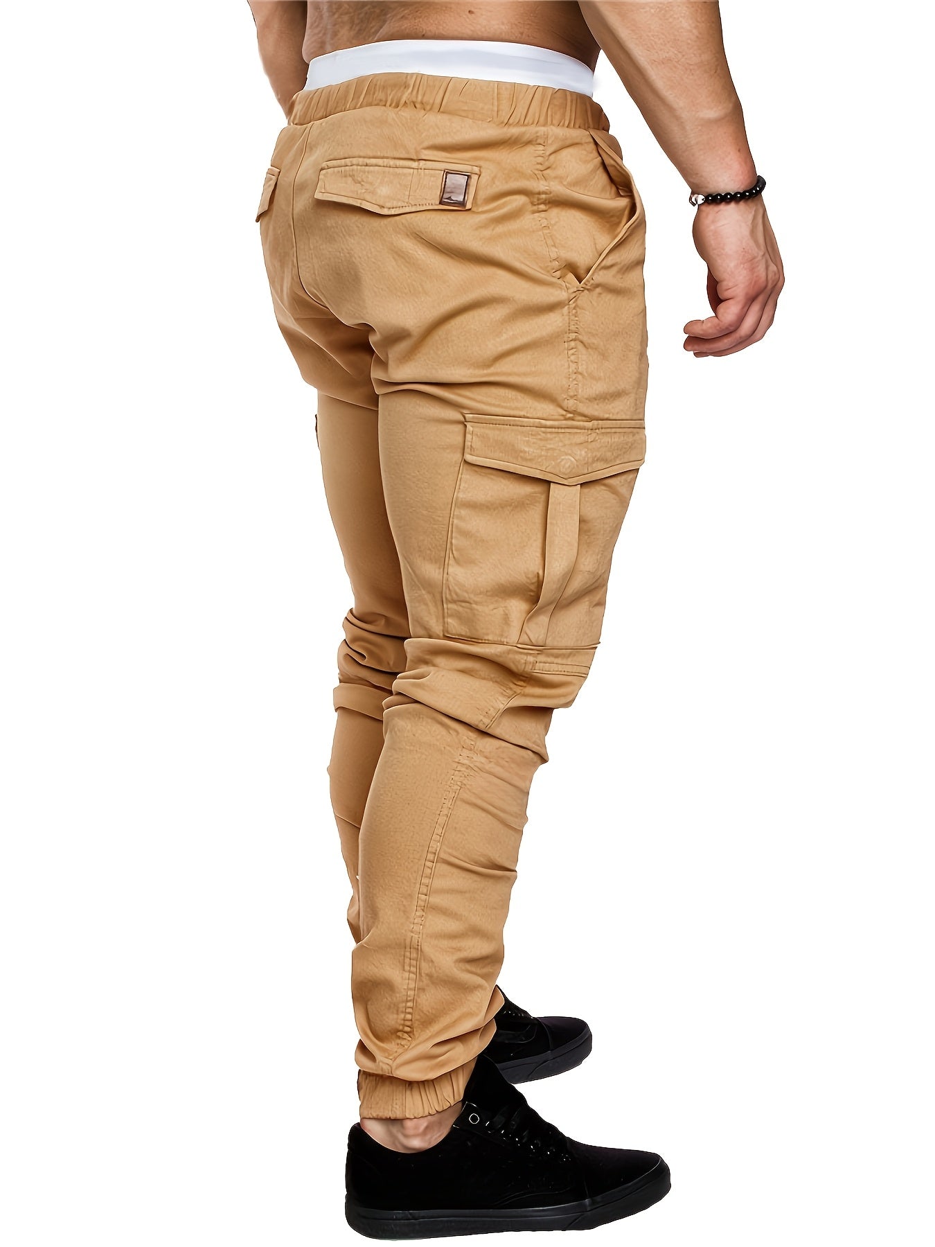 Men's Casual Cotton Cargo Pants for Cross-Border Travel Outdoor Hiking Cycling Fishing