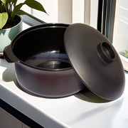 Non-Slip Microwave-Safe Salad Bowl with Lid for Grains and Pasta