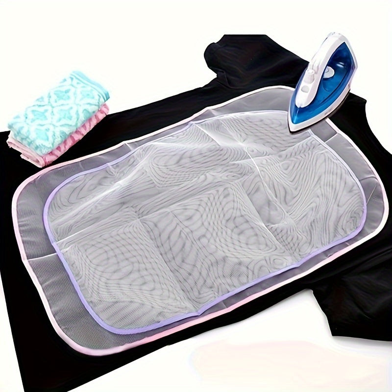 Two Ironing Cloths Set with Heat Insulation Pad and Ironing Board Protective Accessories