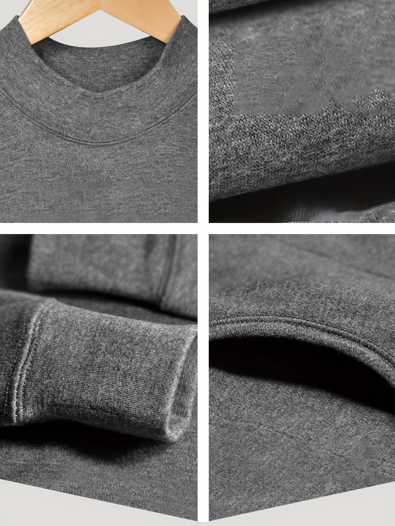 Men's Multicolored Thermal Underwear Set Long Sleeve Pajama Pants Fall Winter