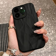 Ruched Folding Phone Case for iPhone Shockproof TPU Candy Color Protection