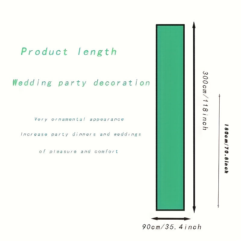 Bohemian Polyester Table Runner for Weddings, Showers, Christmas Dinners