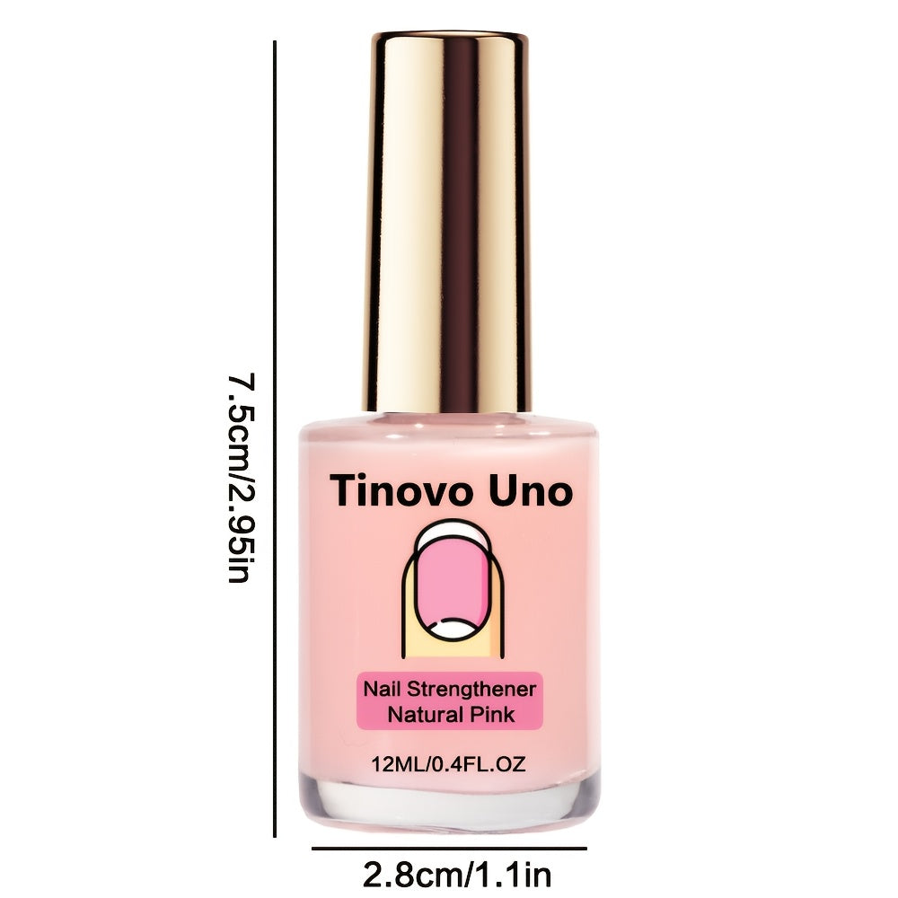 Pink Natural Nail Strengthener Alcohol-Free Keratin Long-Lasting