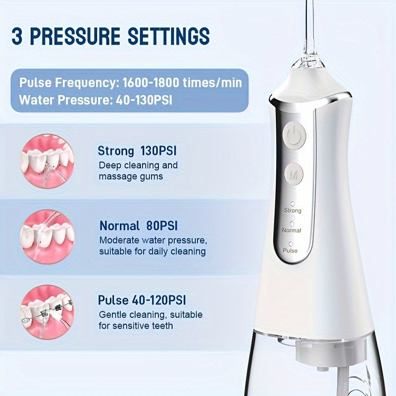 Cordless Portable Water Floss Oral Irrigator Dental Water Toothpick