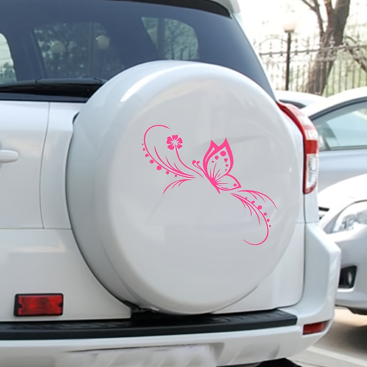 Car Floral Sticker Reflective Vinyl Decal for Cars and Motorcycles