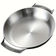 Stainless Steel Cooking Pot with Handles for Hot Pot Seafood Home Restaurant Use