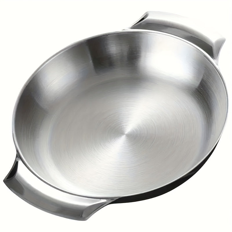 Stainless Steel Cooking Pot with Handles for Hot Pot Seafood Home Restaurant Use