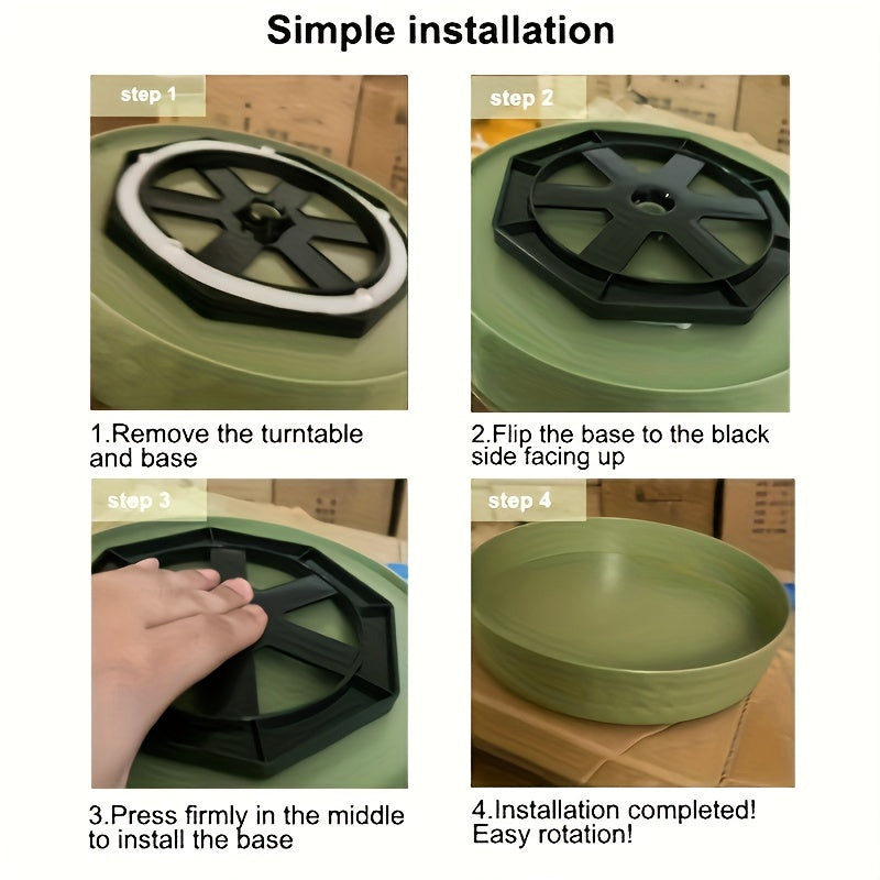 Ko'p funksiyali aylanuvchi tashkilotchisi - Joyni tejaydigan ziravorlar va ta'mlar racki, oshxona, yotoqxona va yotoq xonasi uchun kosmetik saqlash qutisi