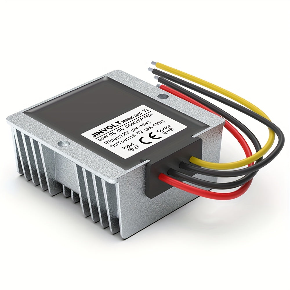 12V to 13.8V DC-DC Converter 5A 10A Waterproof Power Supply for Industrial Outdoor
