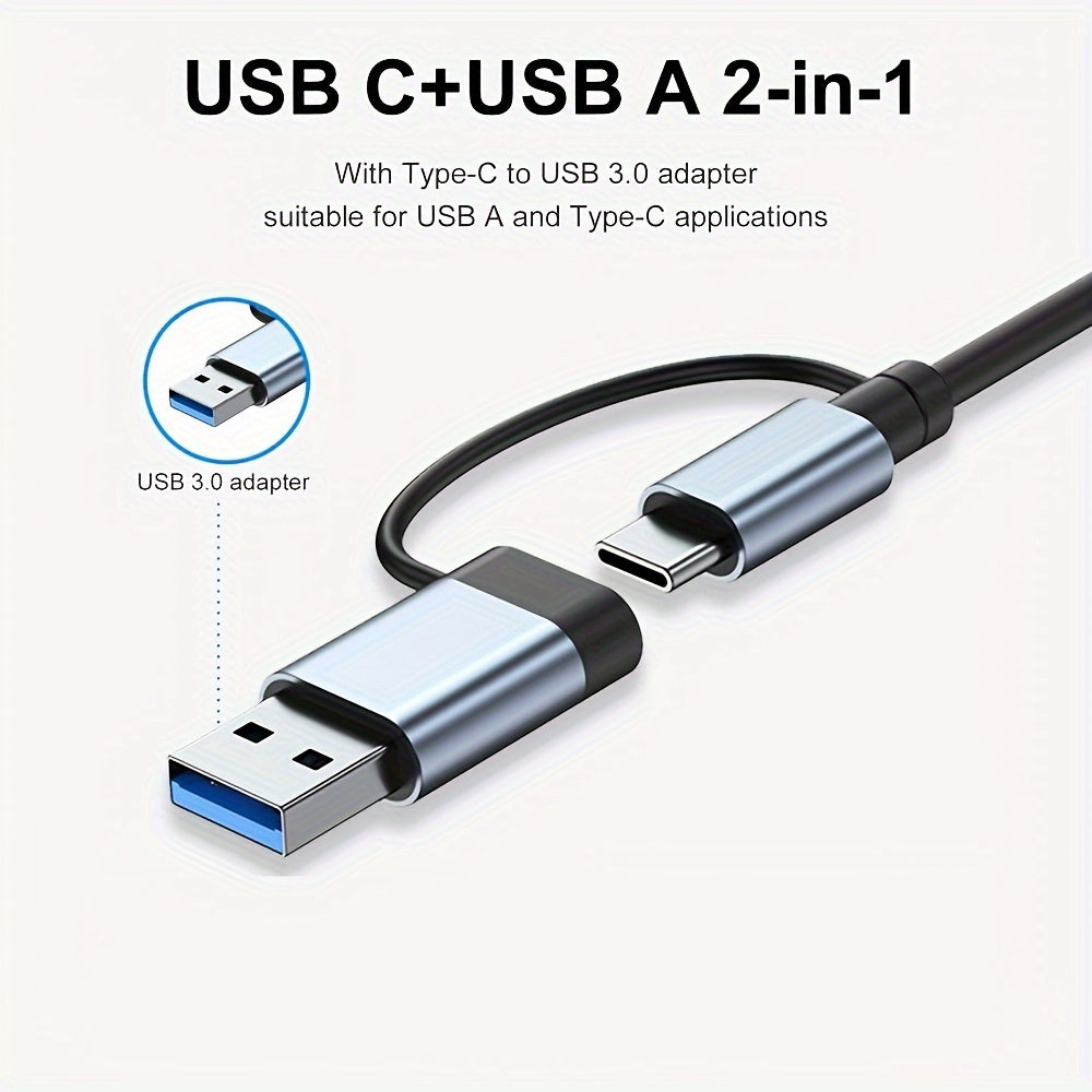 USB C Hub with Multiple Ports for MacBook Pro Air and USB C Laptops