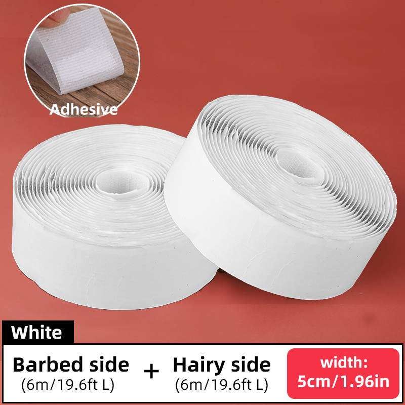 6 Meter Adhesive Magnetic Tape for Screen Windows and Doors with Hair and Thorn Sides