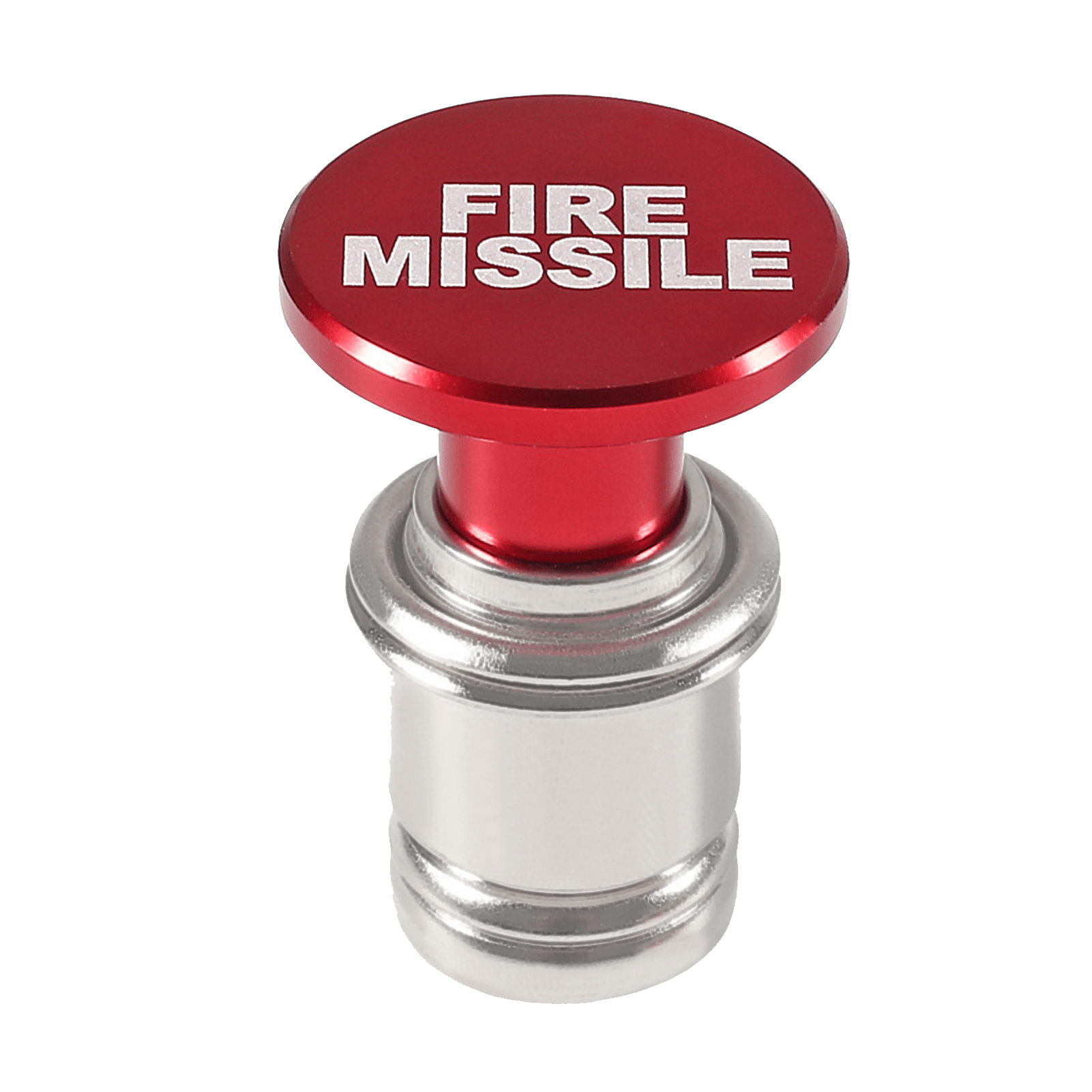 Car Plug Anodized Aluminum Fire Missiles Button 12V Replacement Vehicle