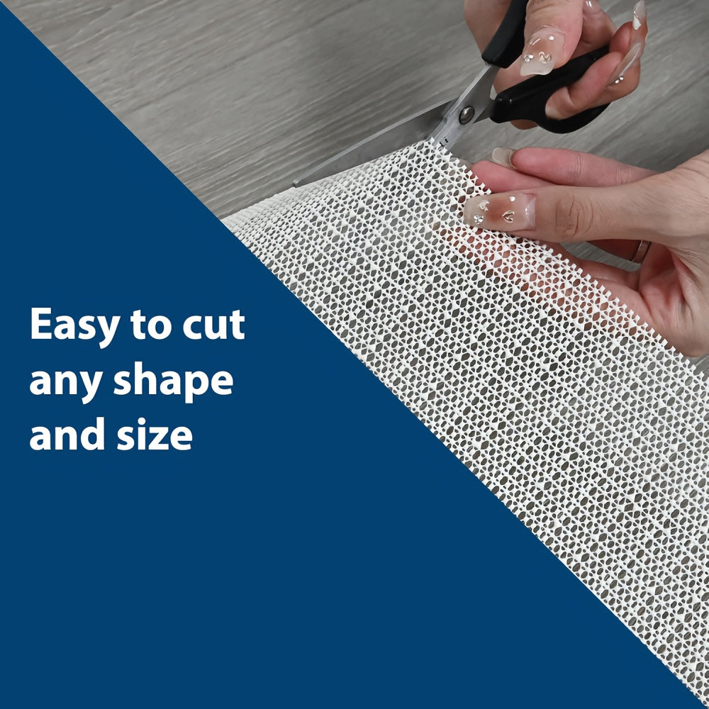 Beige Non-Slip Rug Pads for Hardwood Floors Anti-Skid Gripper Mats