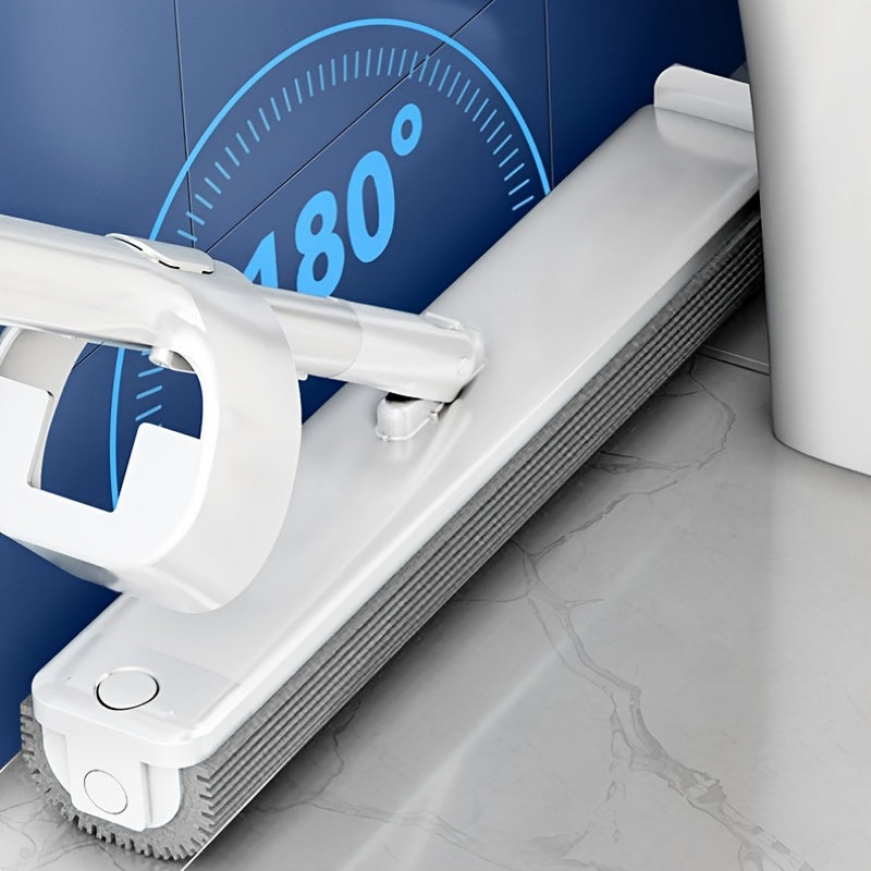 Qoʻlni qoʻllamasdan oʻz-oʻzidan siqiladigan mop, silikonga oʻralgan, zanglamaydigan poʻlatdan yasalgan, hoʻl va quruq polni tozalash uchun