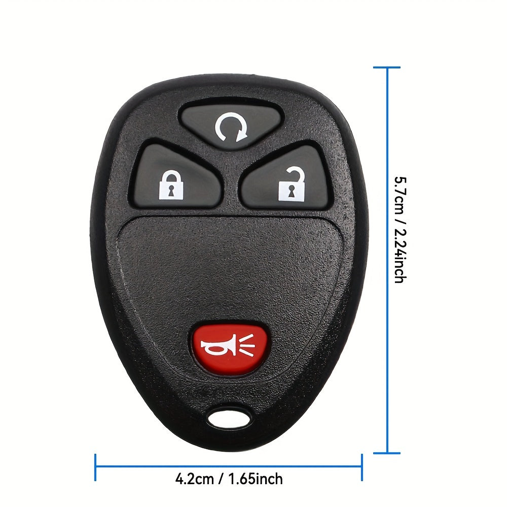 Universal Car Remote Fob Shell Durable Plastic Replace Key Cover for Various Vehicles