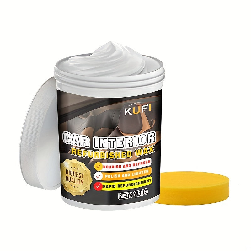 Воск для обновления интерьера автомобиля, реставратор пластиковых и кожаных поверхностей