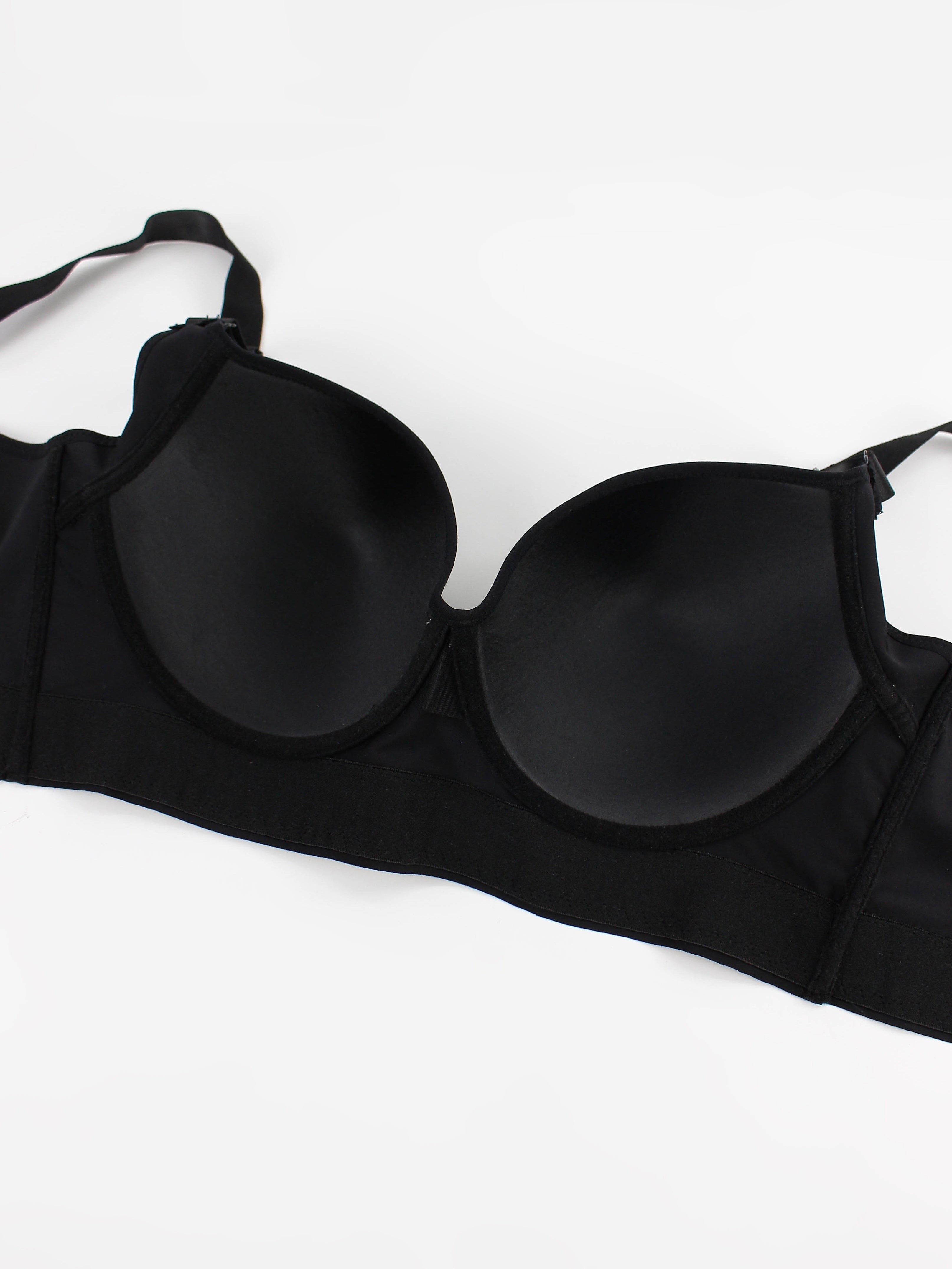 Seamless Full Coverage Underwire Bra Solid Color Breathable Knit Lingerie