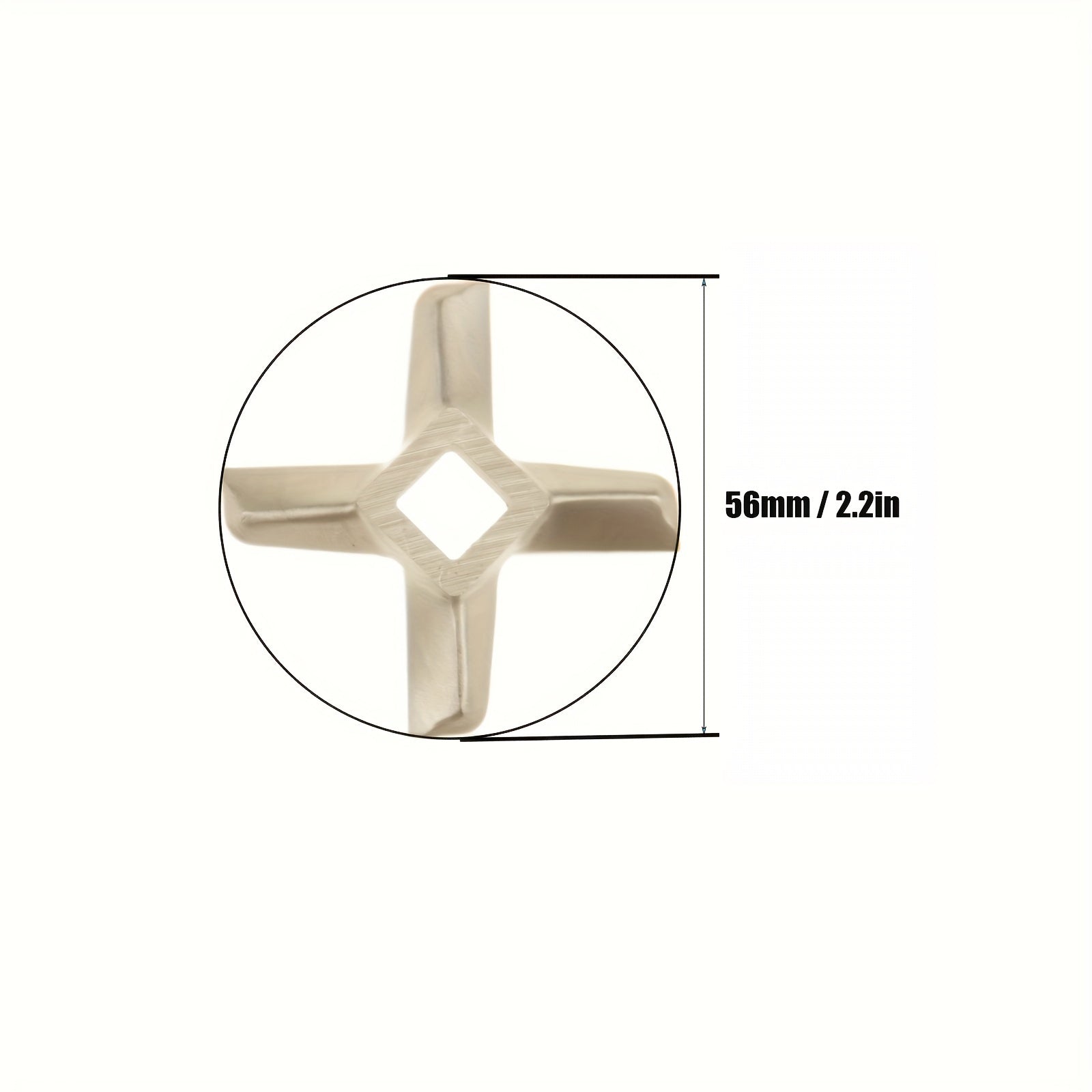 Stainless Steel Meat Grinder Blades Set for Kitchen Use, 2 Pieces