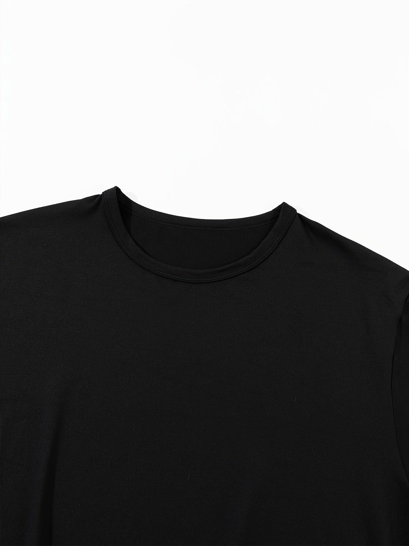 Men's Casual Pajama Set Polyester Elastane Solid Color Knit Spring Summer Loose Fit