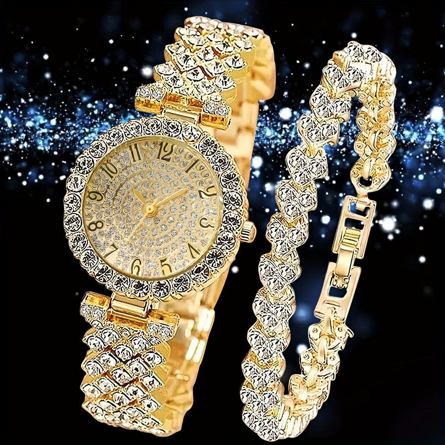 Relojes elegantes con cristales de Swarovski para mujer, pulsera de acero inoxidable, minimalista, cuarzo, regalo