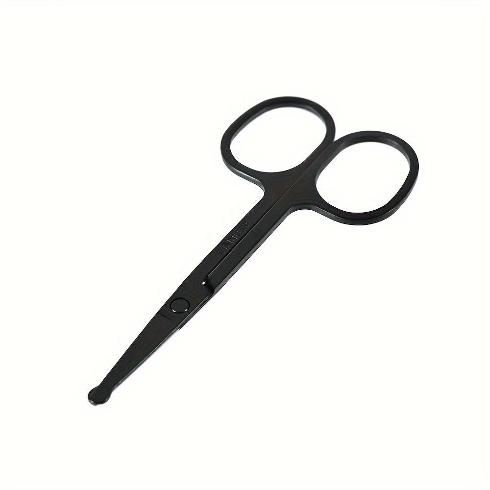 Nose Hair Scissors Stainless Steel Precision Grooming Safety Tips