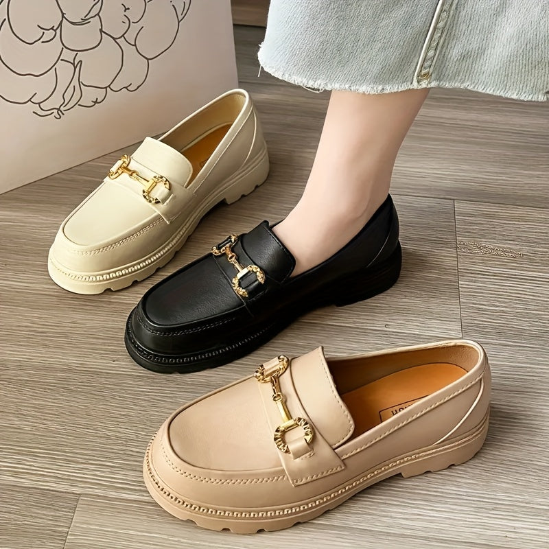 Women’s Summer Loafers Rubber Sole Non-Slip Breathable Slip-On Shoes