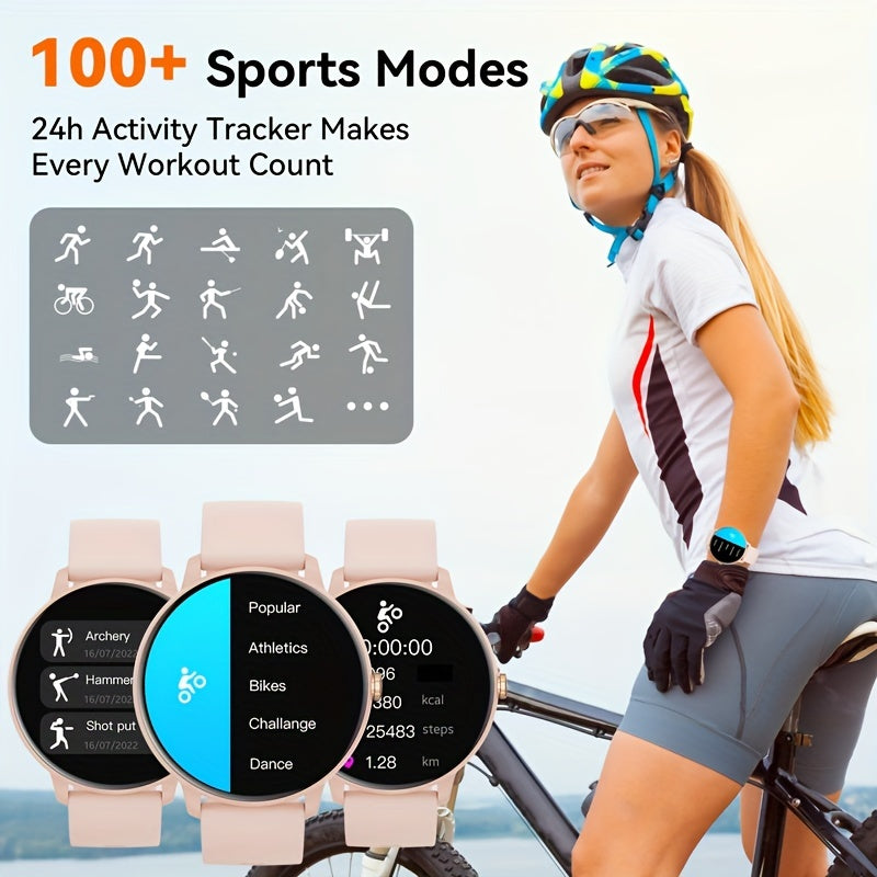 Men Women Smart Watch with 3.53cm HD Display Wireless Calling Multi Sports Music Control AI Voice Assistant