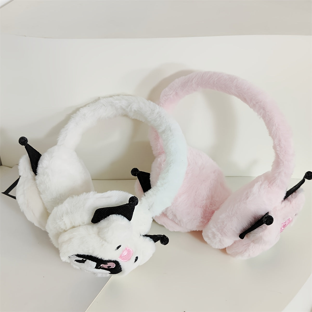 Plush Earmuffs for Cold Weather, Cartoon Style, Warm and Cute Ear Protection