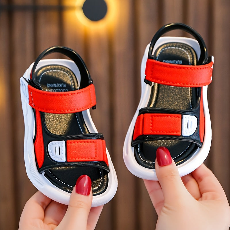 Boys' Summer Breathable PVC Sandals with Non-Slip Lightweight Casual Style