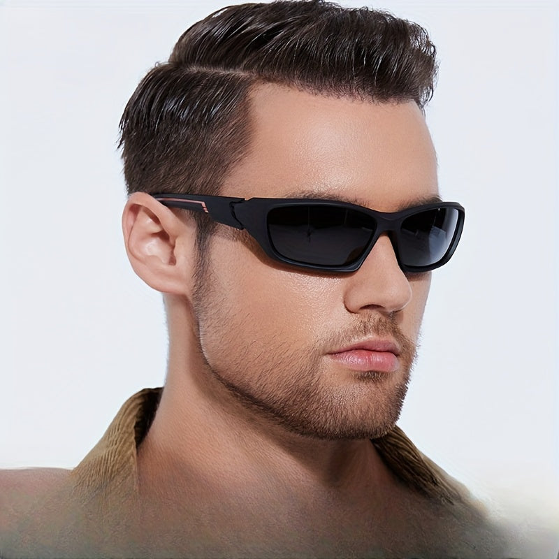 Unisex Polarized Sports Glasses for Hiking and Surfing 139mm Wide Frame TAC Lens