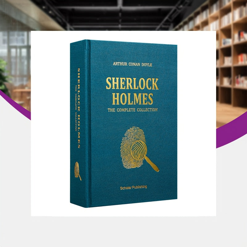 Sherlock Holmes Complete Works Hardcover Book in English 1200 Pages