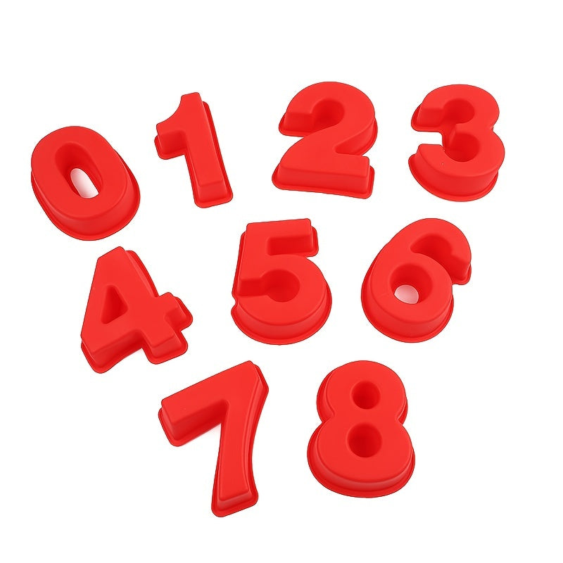 Juego de 9 moldes de silicona 3D para fondant, chocolate y decoración de pasteles