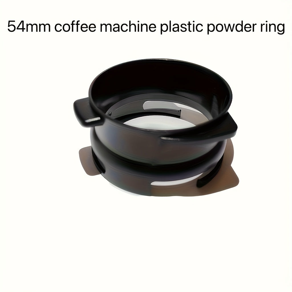 Coffee Dosing Funnel for 54mm Portafilters Food-Grade Black Plastic No Electricity