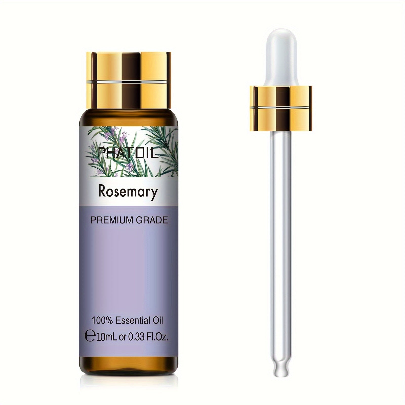 PHATOIL Efir moyi Yagona 10ml - Kayfiyatni ko'taruvchi aromaterapiya suvi, ko'p maqsadli foydalanish, yuqori sifatli, oqmas, UV nurlanishiga chidamli - 1 shisha