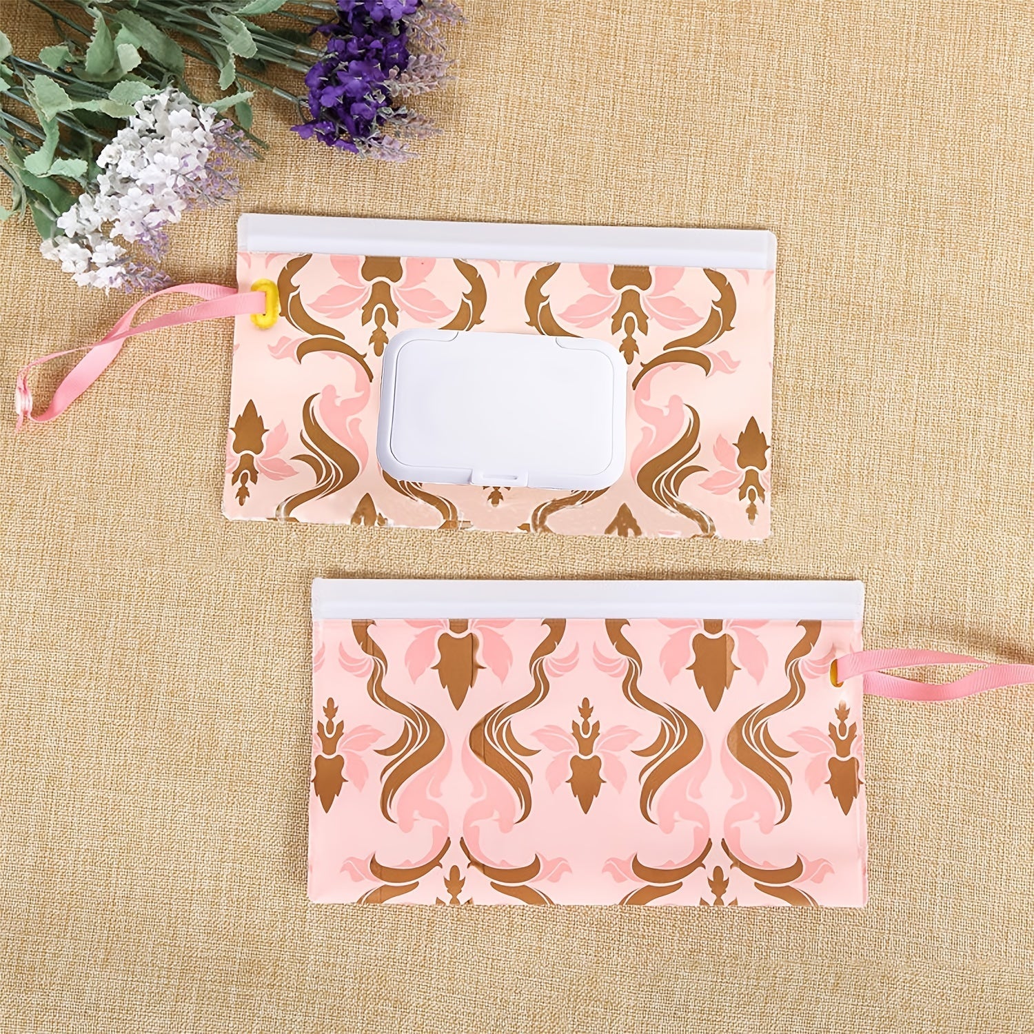 2 ta Tozalash Qutisi: Qayta ishlatiladigan Portativ Nam Tozalash Pochkalari - Sayohat uchun Dispenser - Rojdestvo, Halloween, Shukronalik Kuni uchun Mukammal Sovg'a