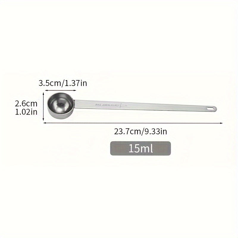 304 Stainless Steel Coffee Spoons Long Handle for Ground Coffee and Milk