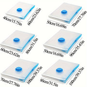 3-5 ta vakuum saqlash sumkasi to'plami kiyimlar va yostiqlar uchun joyni tejovchi