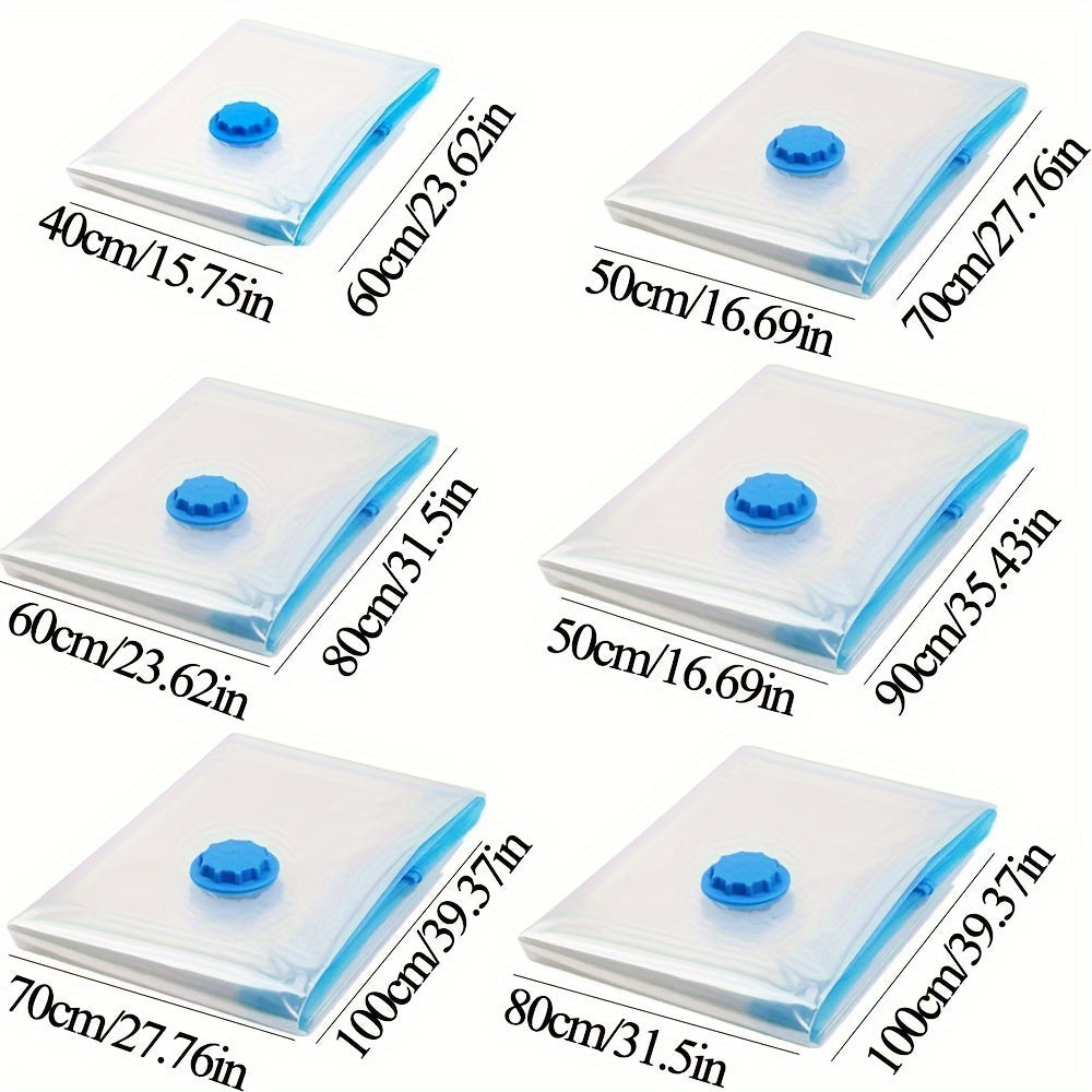 3-5 ta vakuum saqlash sumkasi to'plami kiyimlar va yostiqlar uchun joyni tejovchi