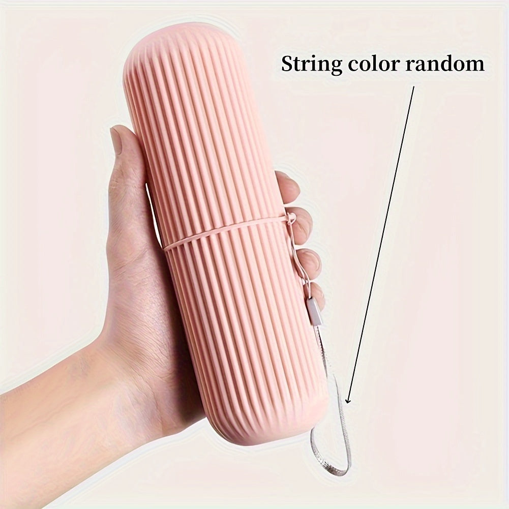 Portable Travel Toothbrush and Toothpaste Storage Case for Bathroom and Outdoor Use