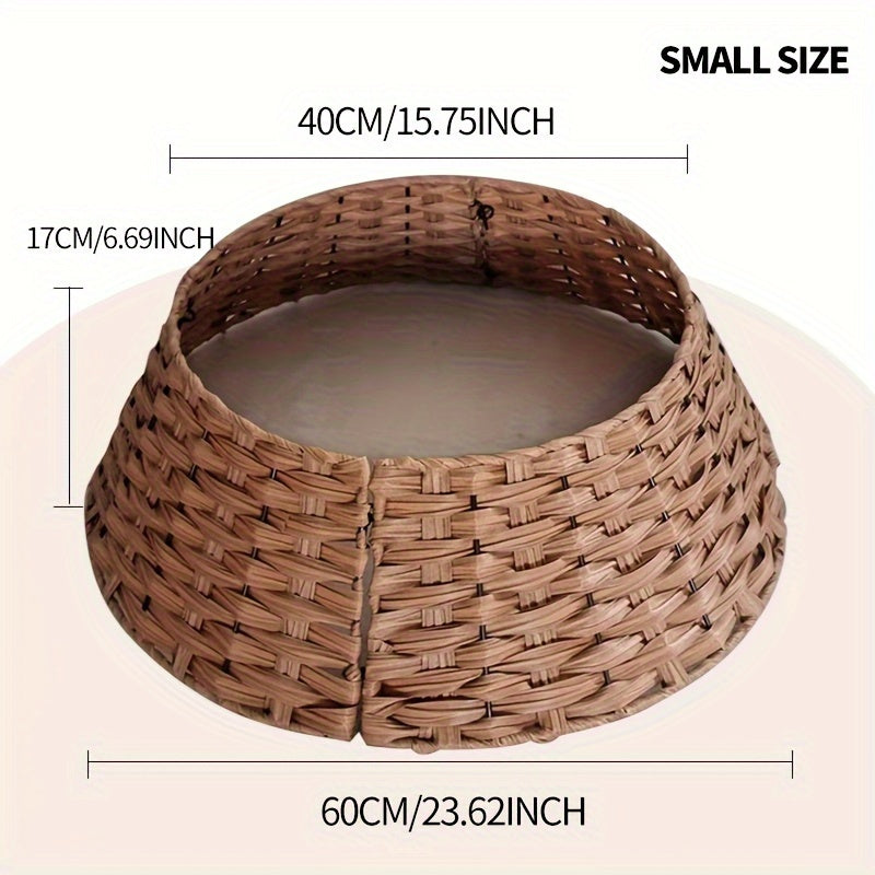 Christmas Tree Fence Skirt Stand Decor Durable Easy to Clean Holiday Season