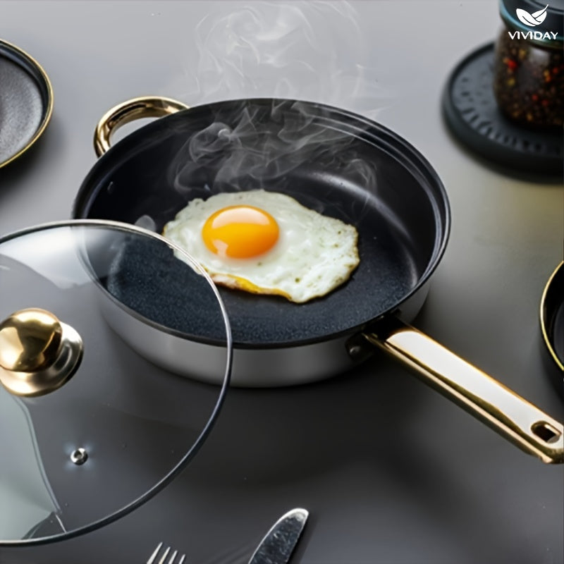 12-ta qismli oshxona to'plami, yopishmaydigan qozonlar, zanglamaydigan po'latdan yormalik, sut qozoni, sho'rva qozoni, sovg'a